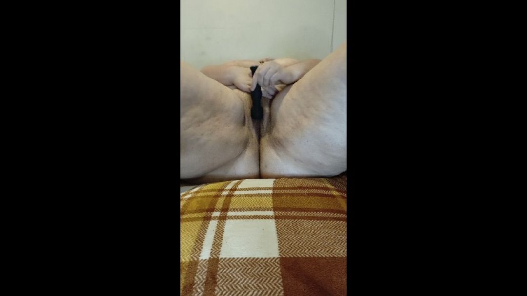 Solo Play with BBC Dildo &amp; Vibrator