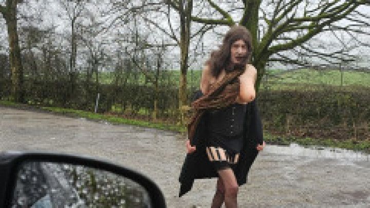 My first ever walk in public