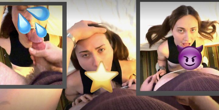 Rough Throat fucked in the Motel by my Tinder Date