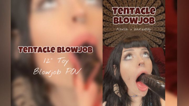 12 Inch Tentacle Blowjob POV