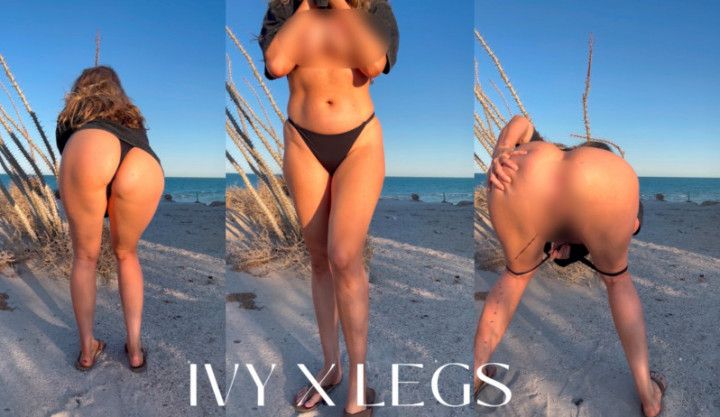 Full bladder pee with an ocean view