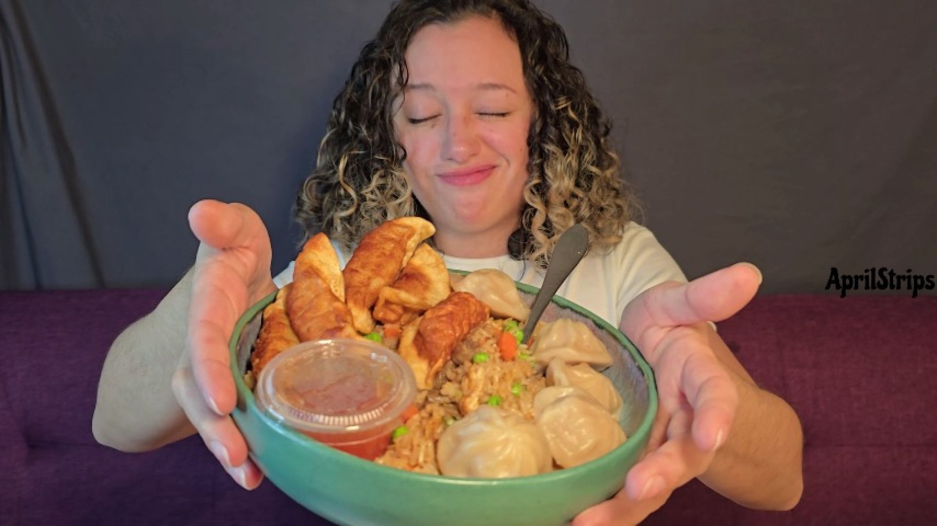 Mukbang - Rice, Bao and Pot Stickers, Oh My