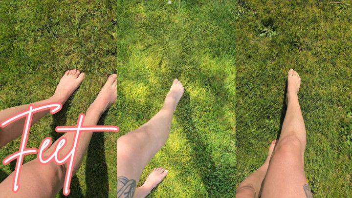 Stepping in Grass