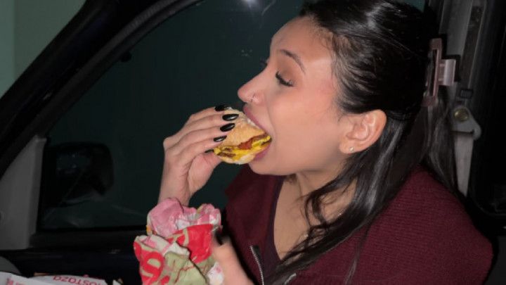 car burger asmr