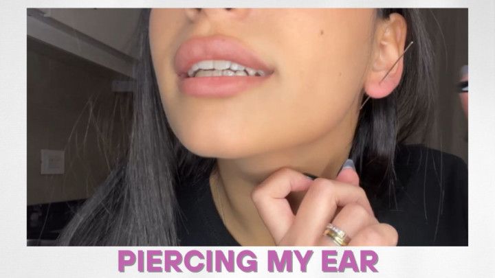 Opening my earholes with a needle