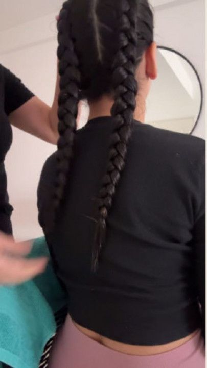 Hair Wash, Brushing & Braiding ASMR