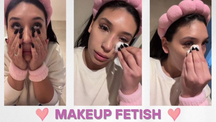 Runny Makeup Fetish Smudged Mascara and Lips