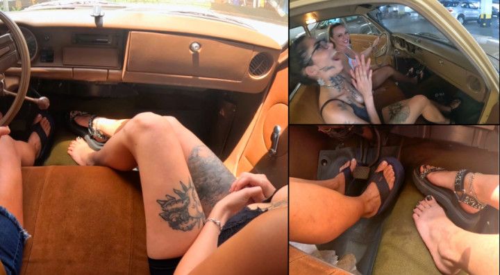 Driving - Old car ride with my friend and my neighbor