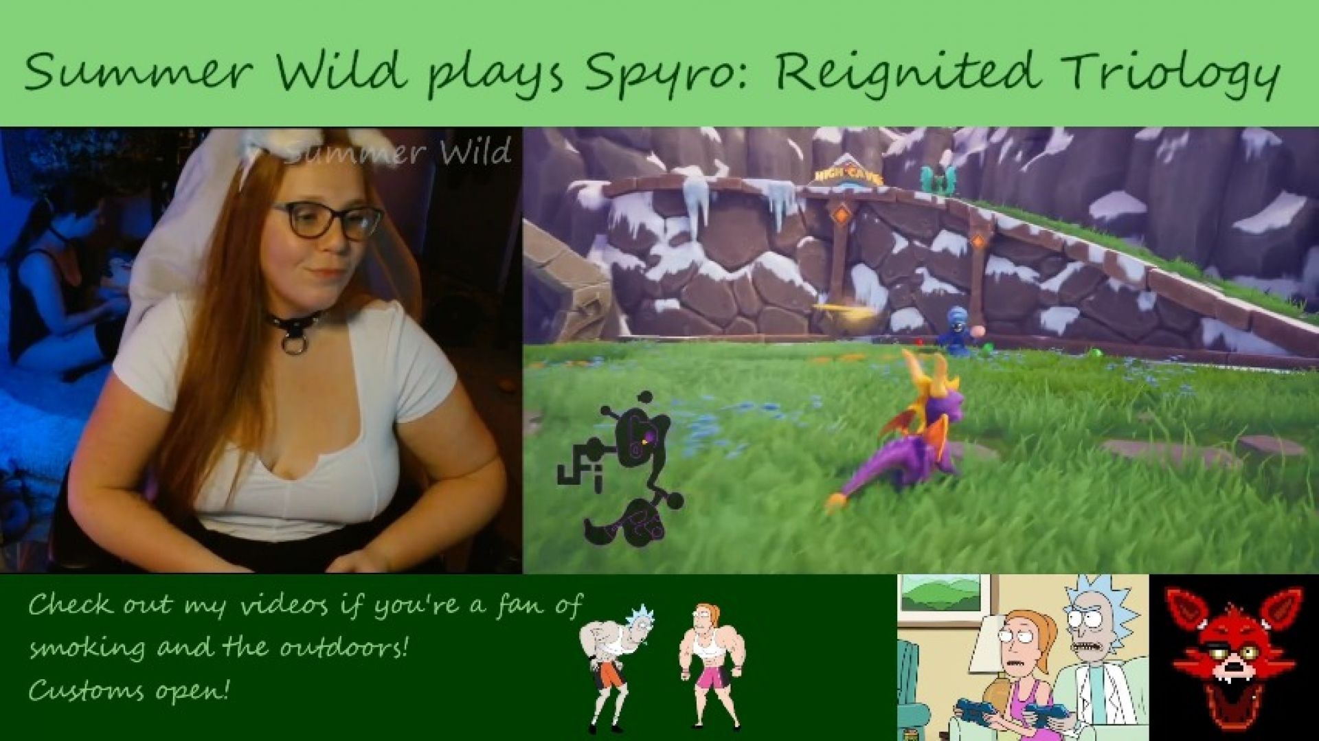 Come watch Summer Wild play Spyro! Episode 5