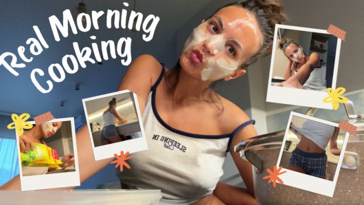 Real Morning Cooking: PJ Face Mask + Oatmeal