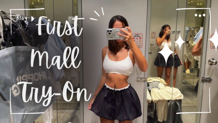 2-First Ever Mall Try-On | Cute Skirts &amp; Sweet Dress