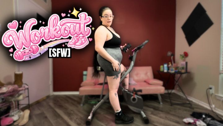 20 Min SFW Workout Vid Fitness Journey Ep. 1) LETS GOOOOO