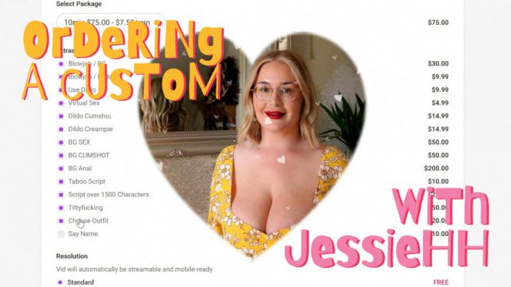Ordering a Custom Video with me, JessieHH