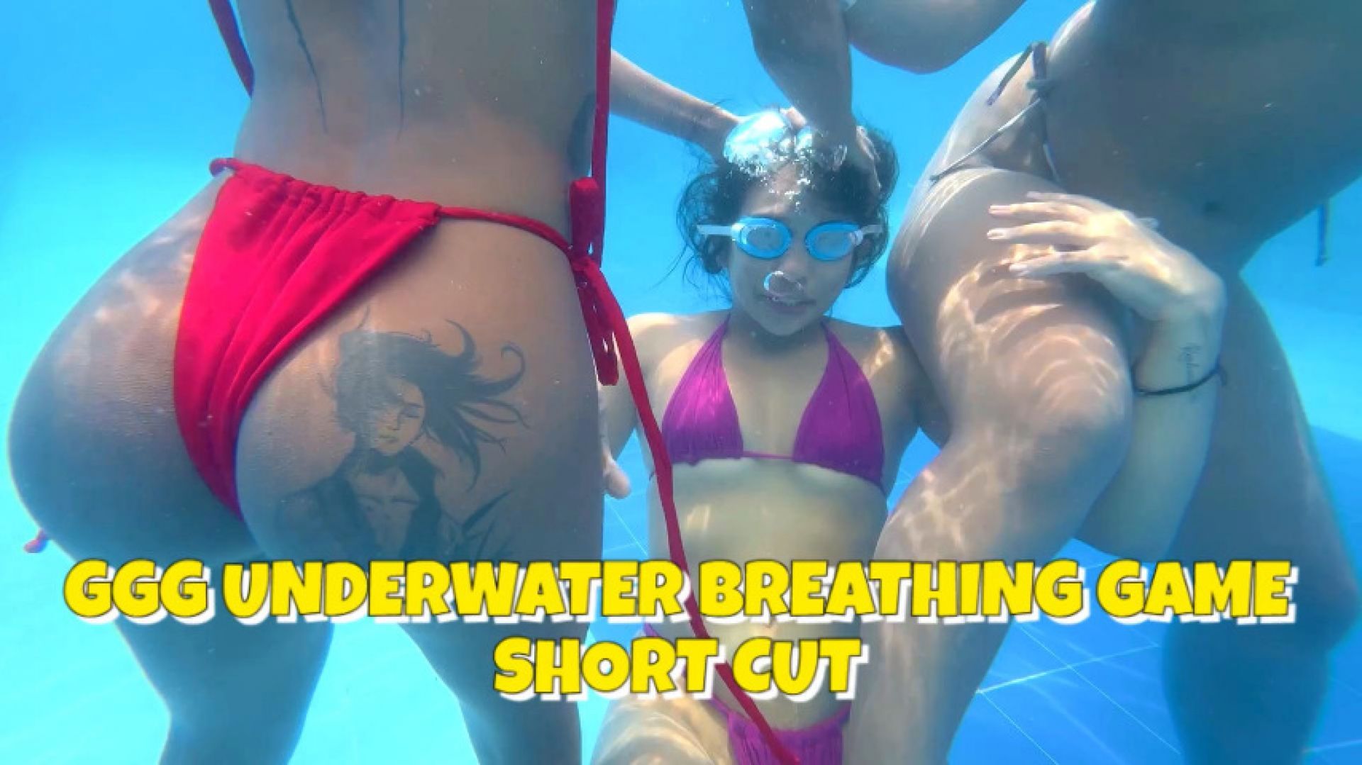 Latinas Underwater Breath Challenge 15 min Cut