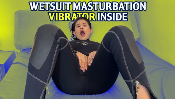 WETSUIT MASTURBATION VIBRATOR INSIDE