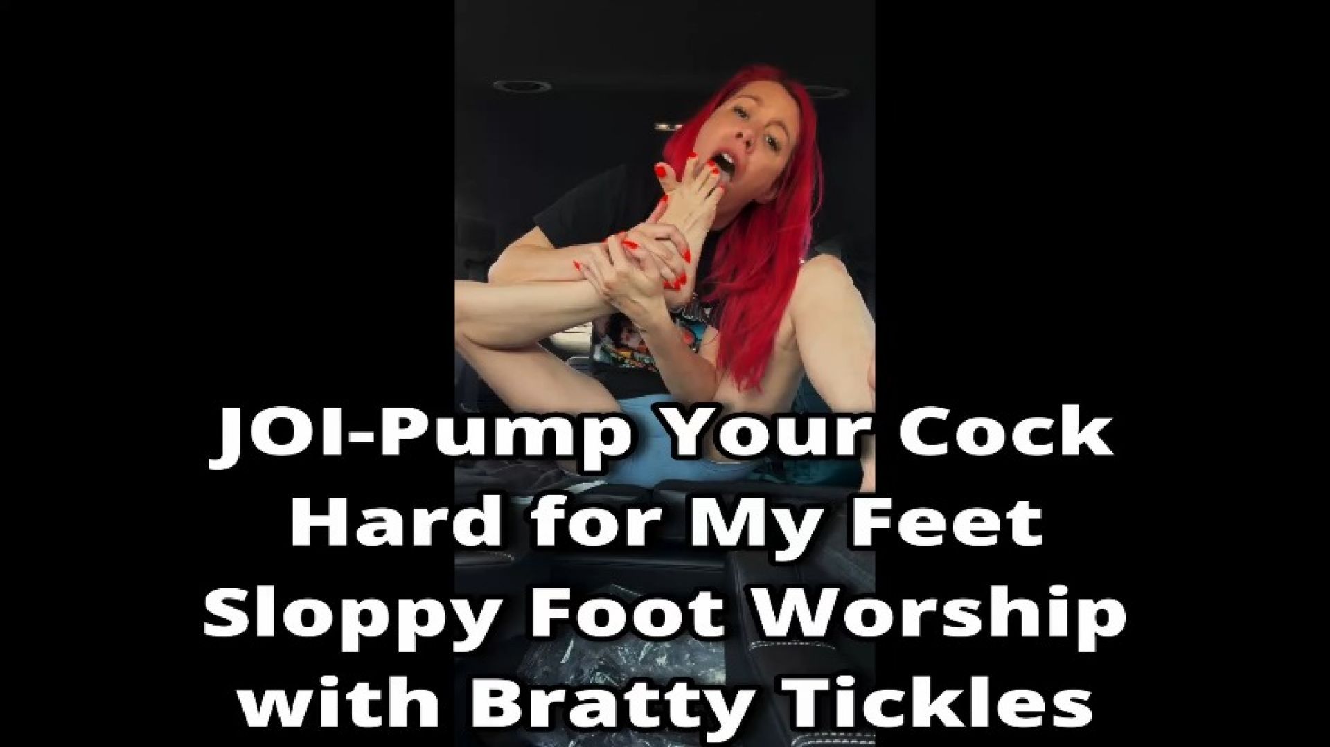 Pump Your Cock For My Feet - JOI & Self Foot Worship Bratty