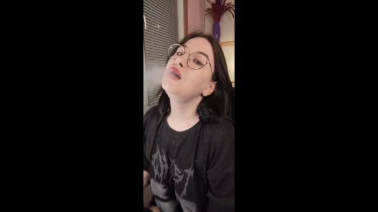 Your smoking queen blows smoke in your face