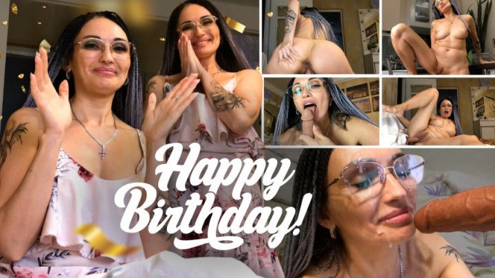 POV step-Mom Became A Free Birthday Slut For step-Son