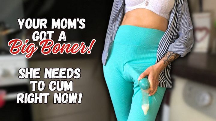 Your step-Mommy Filled the Condom with Cum After Your Handjob