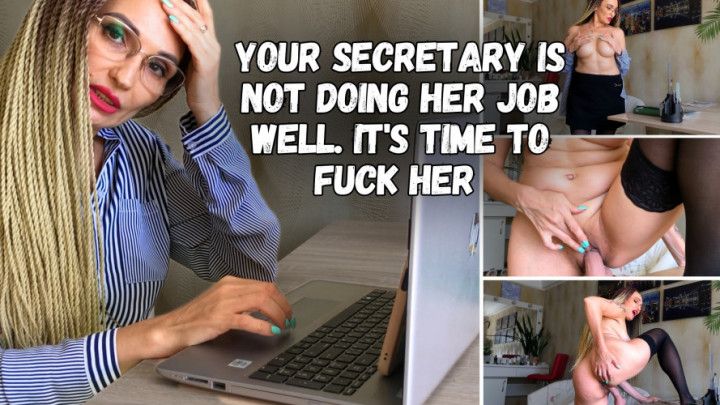 Secretary Slut Gave It To The Boss