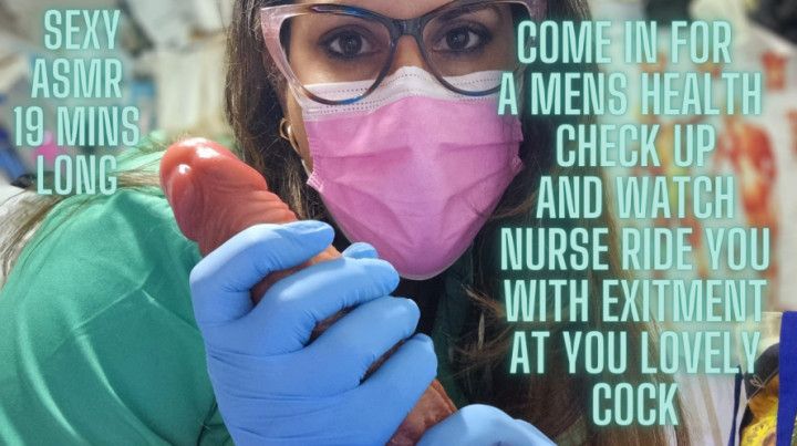 NURSE RIDES YOU FOR SPERM SAMPLE