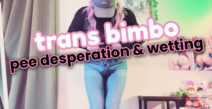 Desperate Bimbo Pees In Her Jeans