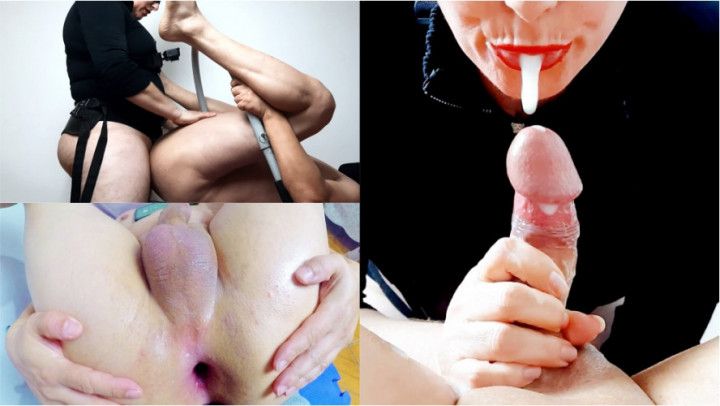 Pegging Femdom | Intense anal gape on my slave