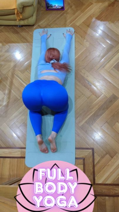 4K Full Yoga 25 Min: Recorded from Above for the First Time