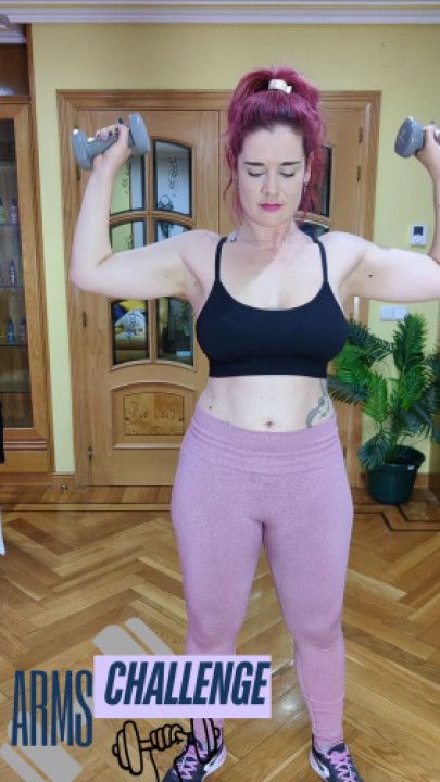 Arms to the Limit: Intense Weight Training