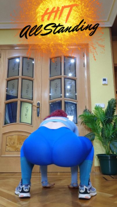 4K HIIT Without Music: Listen to My Breathing and Real Tired