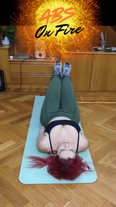 4K Abs Fire Challenge on the Floor Without Pause