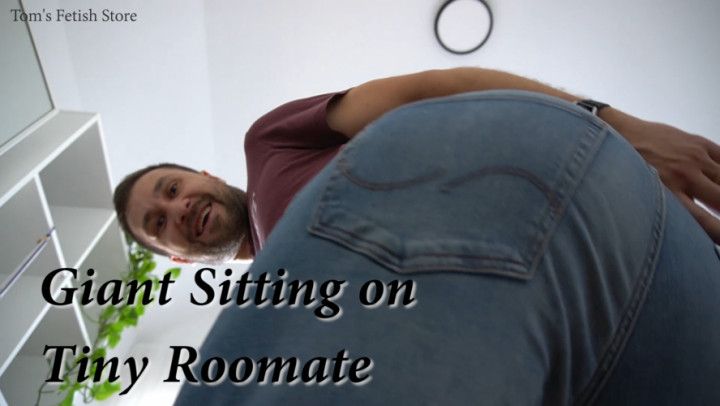 Giant Sitting on Tiny Roommate 1080p