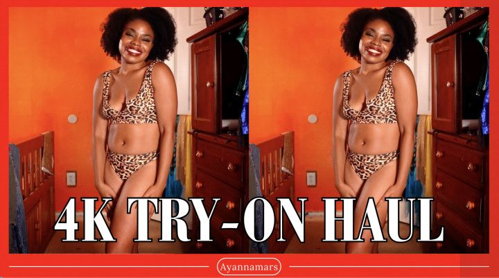 4K BIKINI TRY ON HAUL | 2025 TRY-ON HAUL | PETITE GIRL