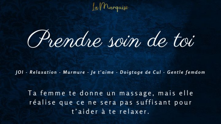 Prendre soin de toi - Relaxing ASMR JOI