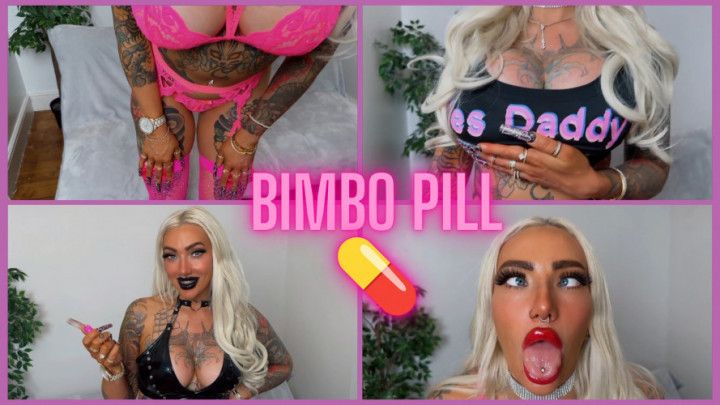 Bimbo bimbofication breast expansion ahegao JOI