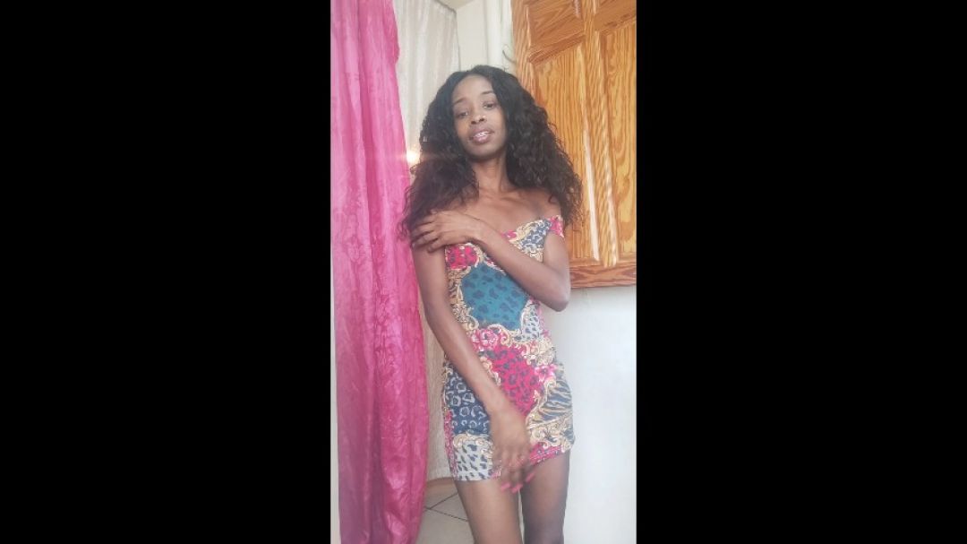 Striptease wearing sexy dress