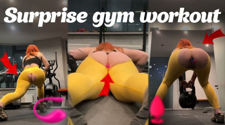 Surprise gym workout