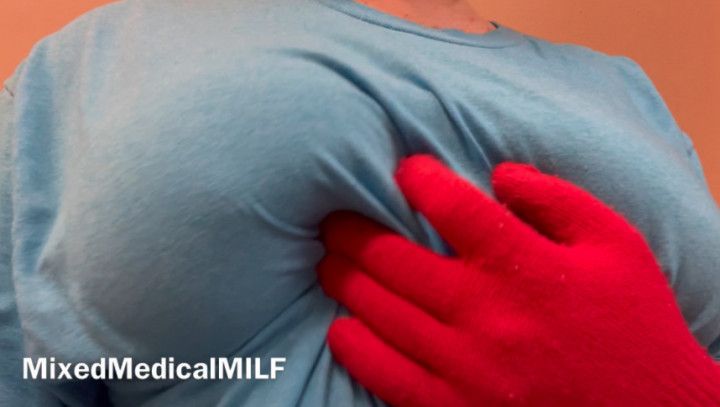 MILF Teasing Tit Play