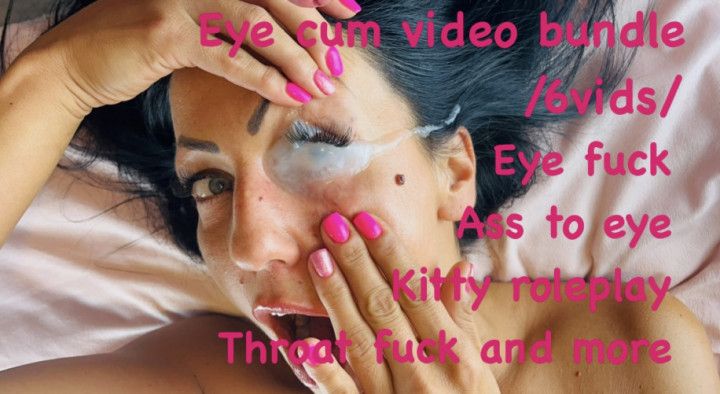1 hour Video bundle  Eye cum slut eye fuck ass to eye fuck