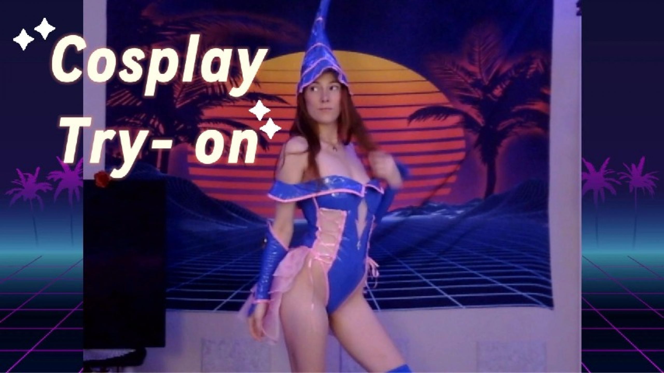 Dark Magician Girl [Yugioh] Anime Cosplay Try On