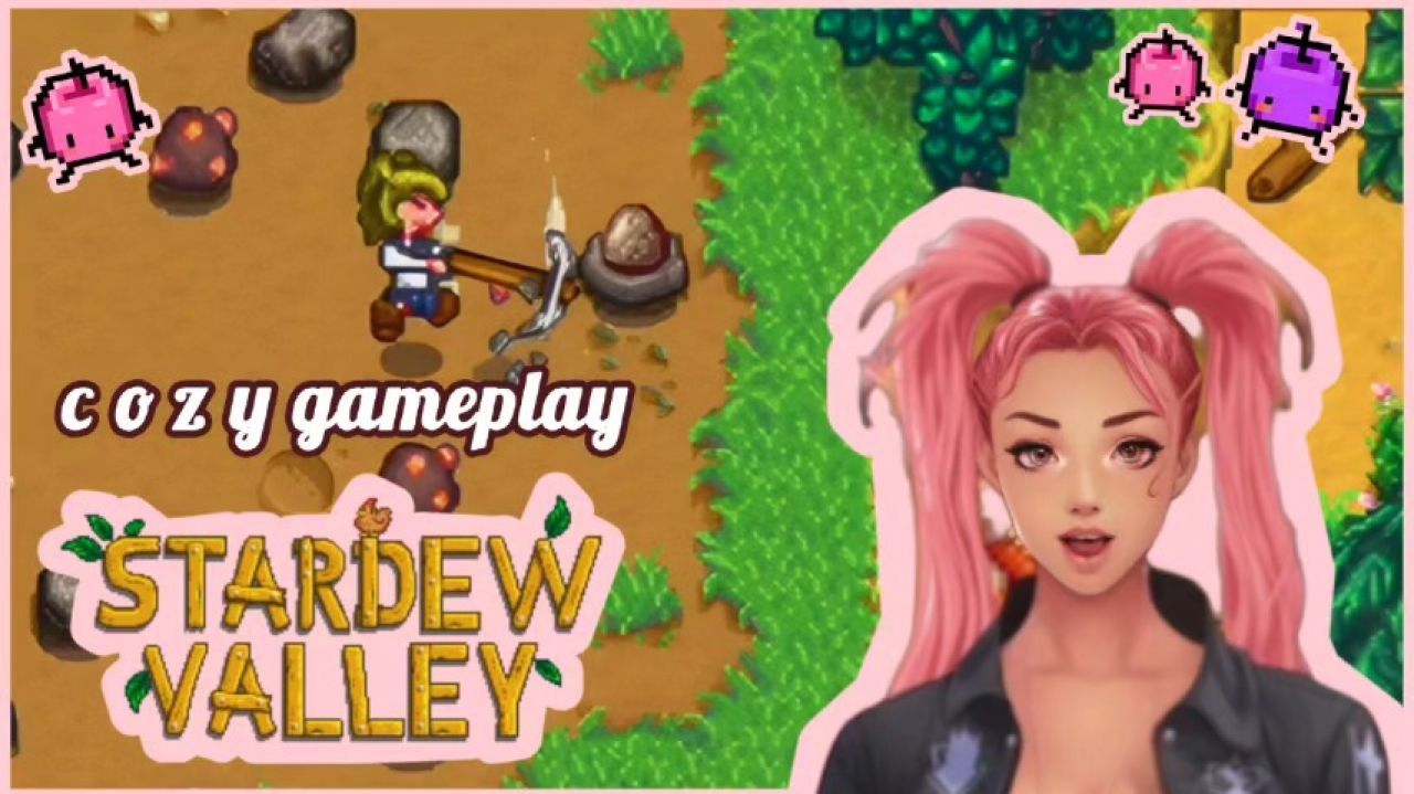 Cute V Tuber Livestream With Gameplay