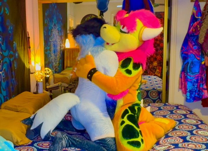 Bowser Overwhelms Stolas with his Giant Cock