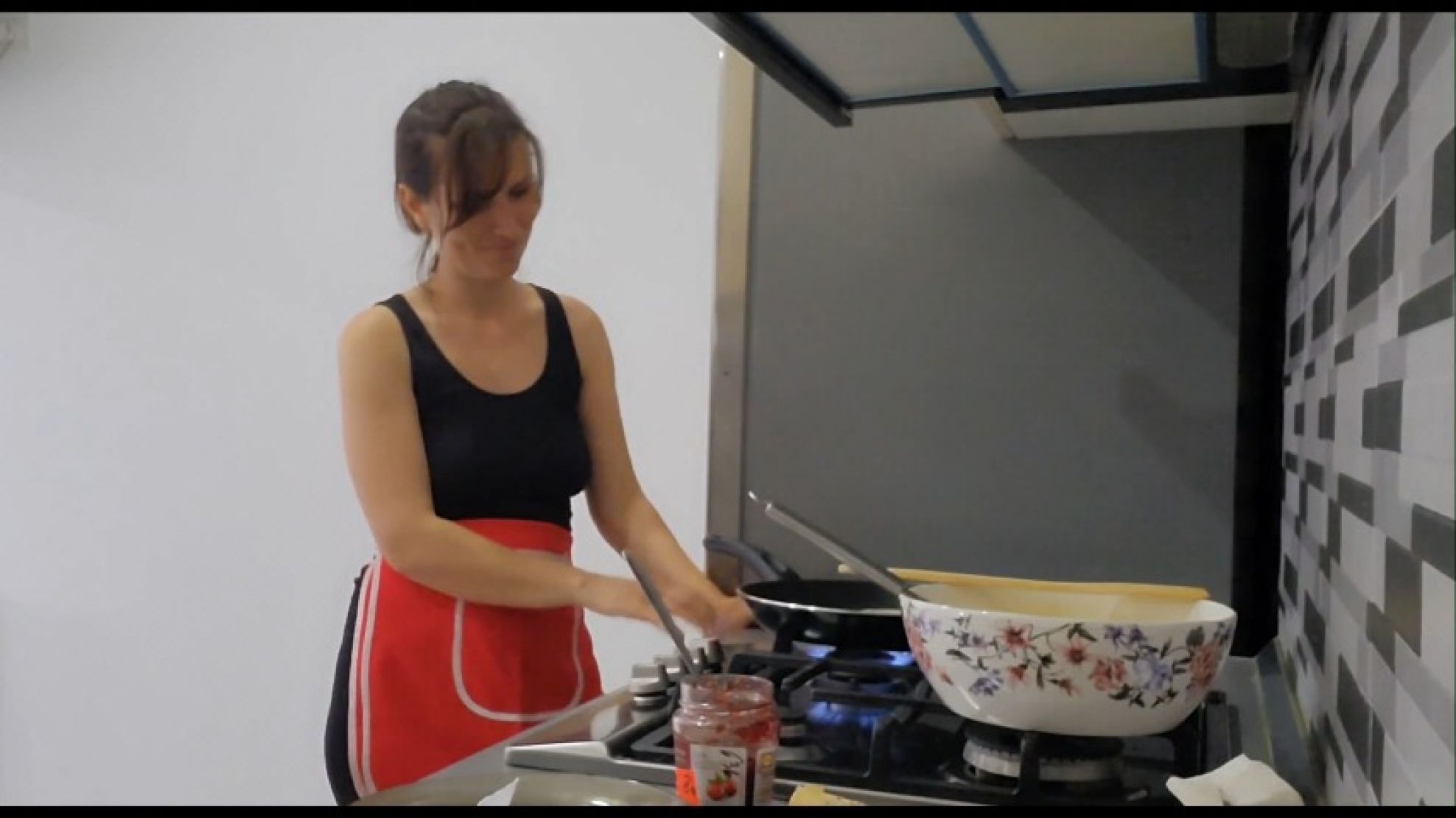 I love making pancakes and singing