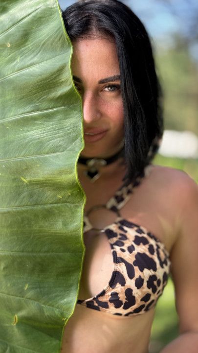 Leopard Bikini Hunt I will Make You My Prey