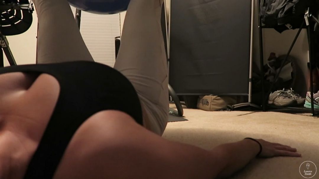 White Yoga Pants Workout