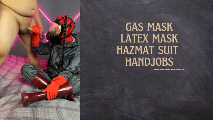 double mask hazmat suit handjob