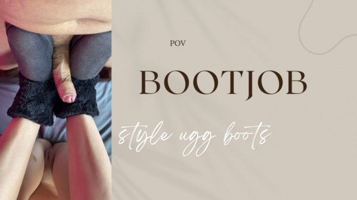 POV bootjob in style ugg boots