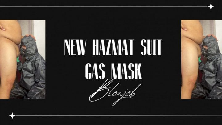 blowjob in new hazmat suit and gas mask