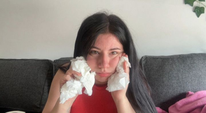 SNEEZING AND BLOWING NOSE