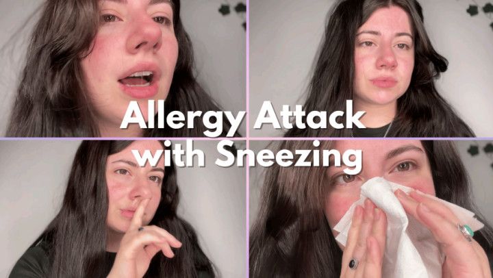 Allergy Attack with Sneezing
